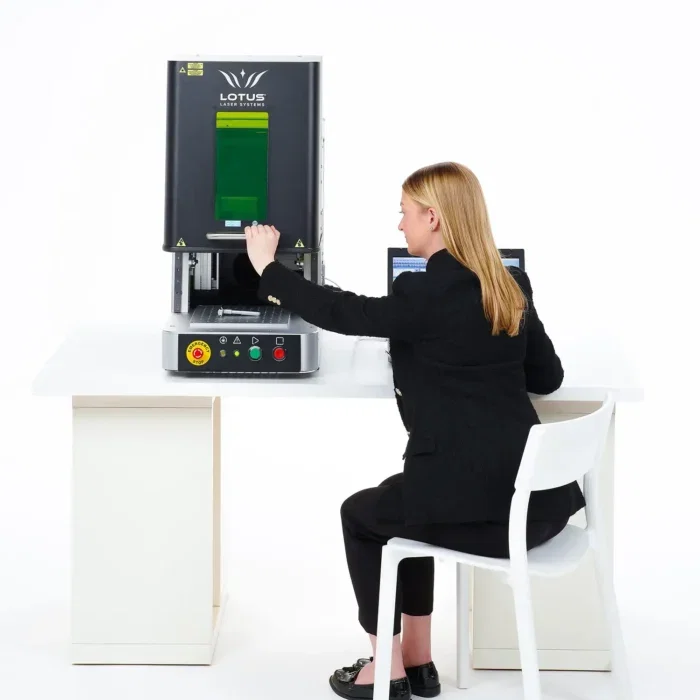 nMeta Desktop Fiber Laser Engraver