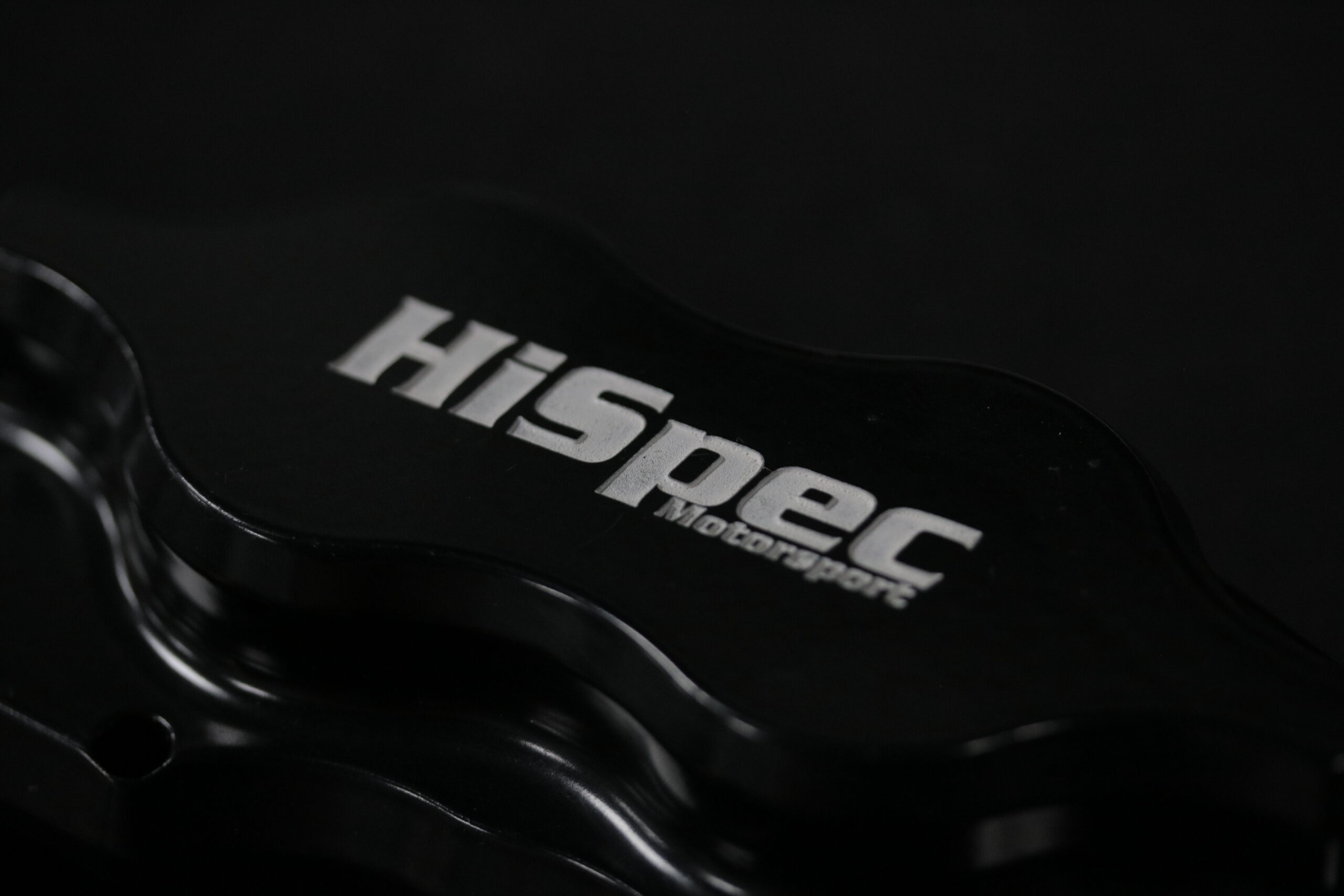laser engraved aluminium brake caliper