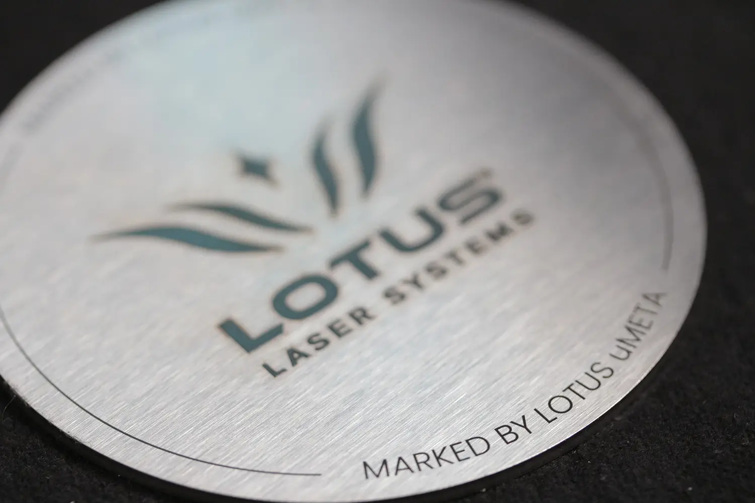Stainless Steel Laser Engraved Plate