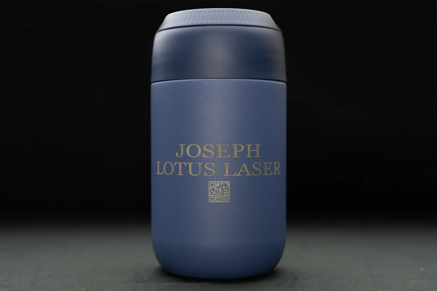 Lotus Laser Coated Metal Etching
