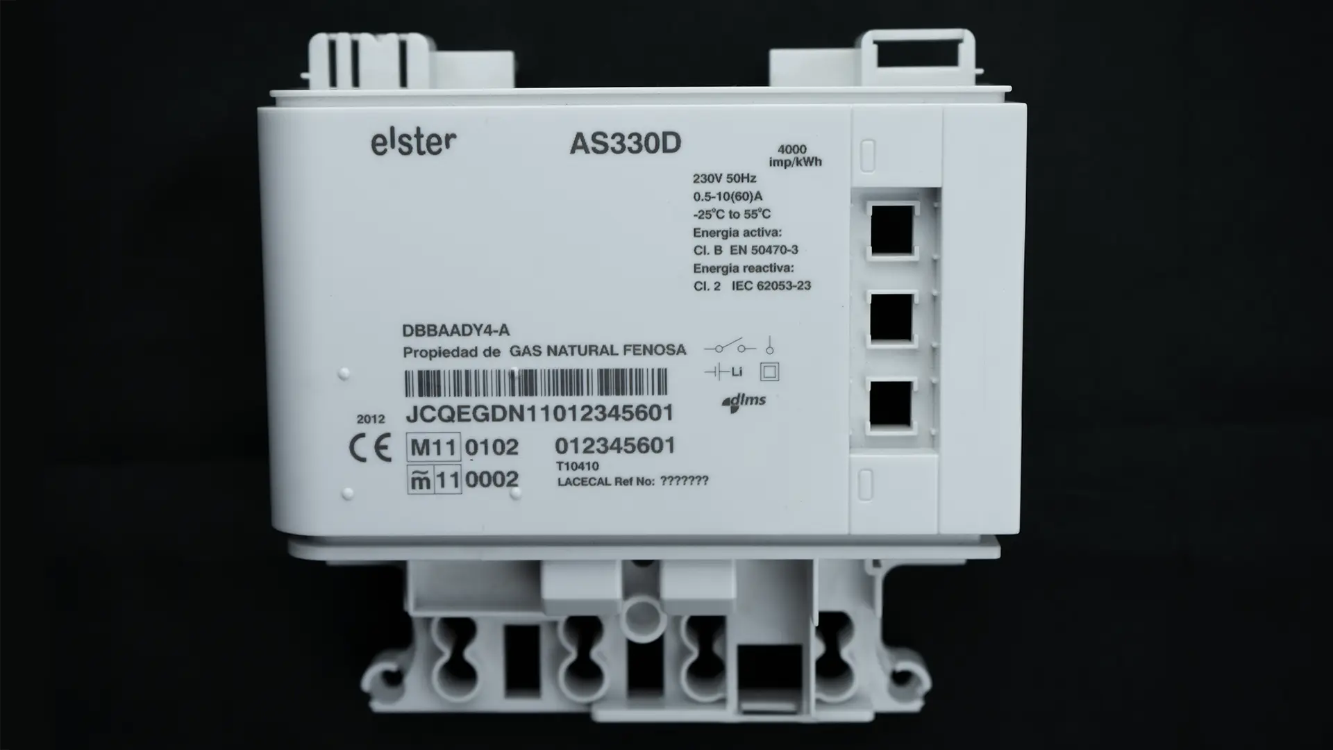 UV laser marked plastic electronics enclosure with permanent serial and compliance markings