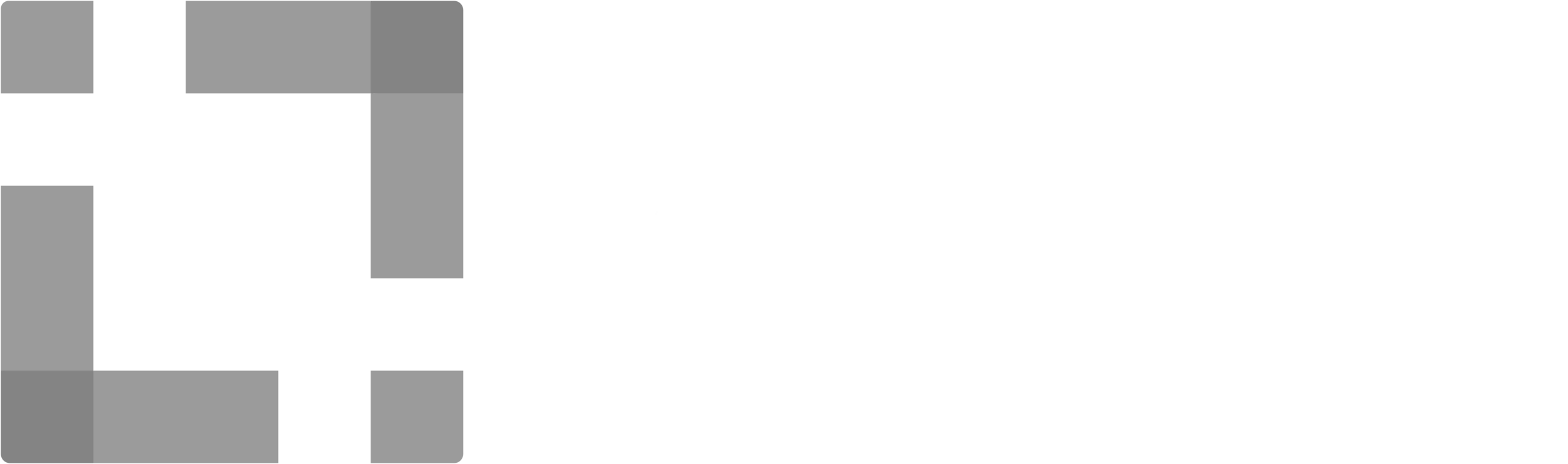 Logotipo blanco de Badgemaster