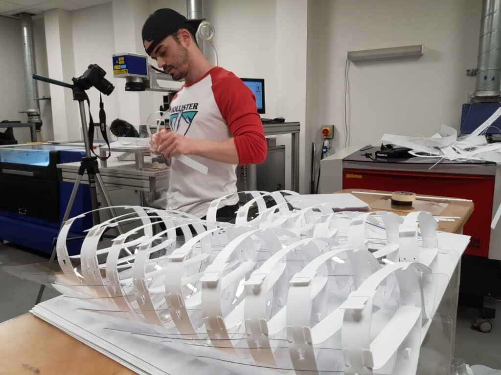 laser engraved visors