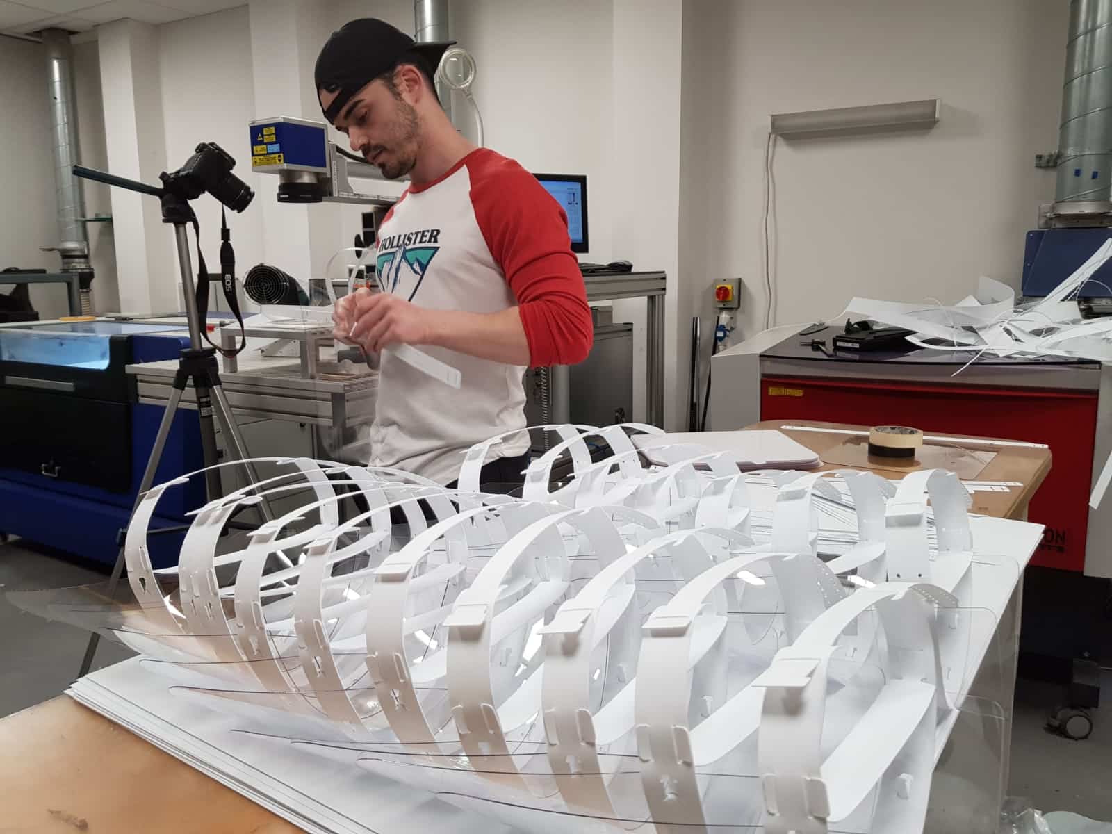 laser engraved visors