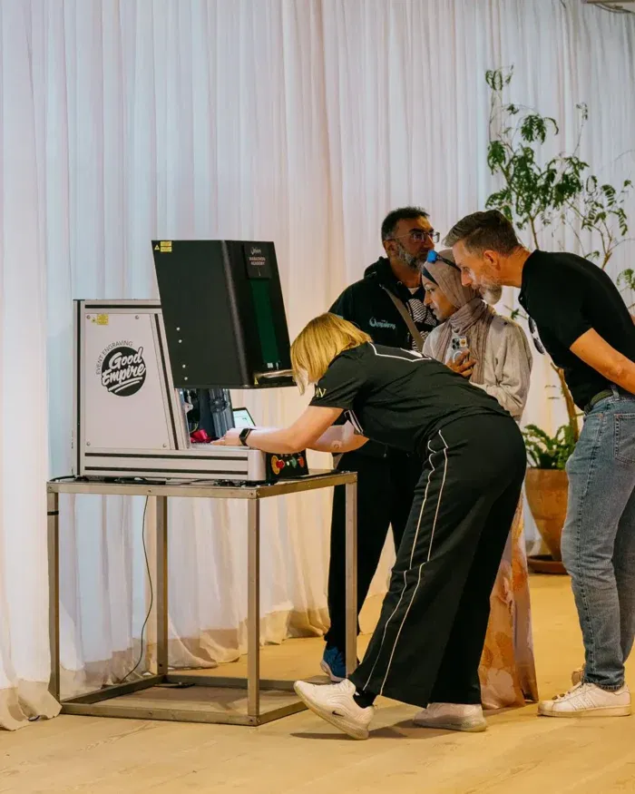 nMeta Desktop Fiber Laser Engraver