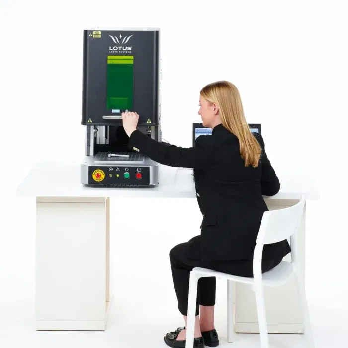 nMeta Desktop Fiber Laser Engraver