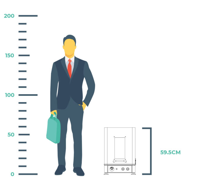 nMeta MOPA Fiberlasergraveringsmaskin - Skala