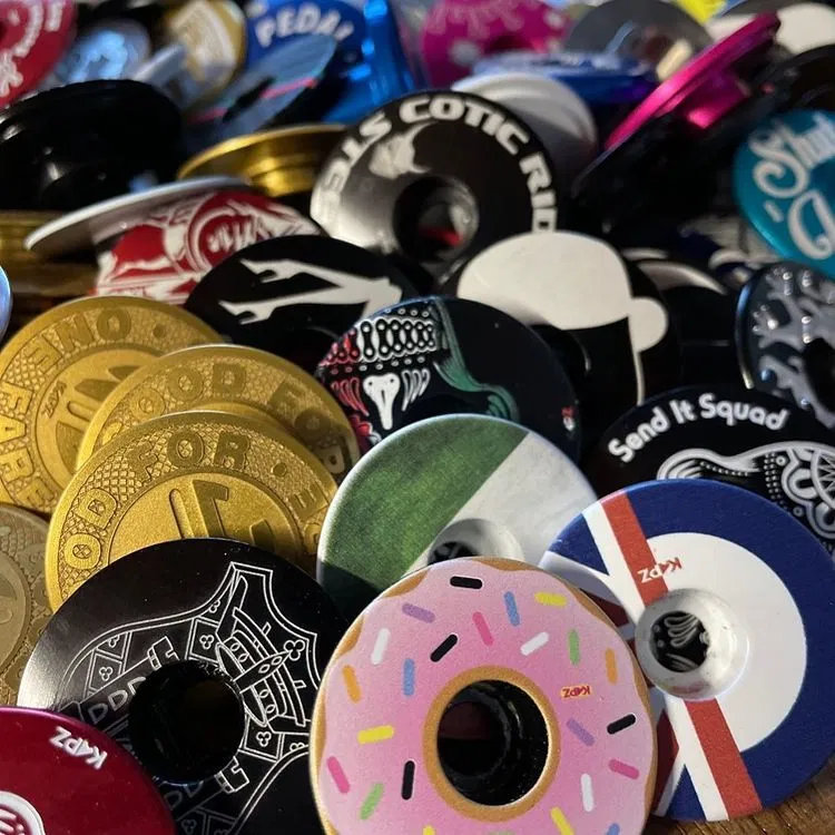 KAPZ laser engraved handlebar caps