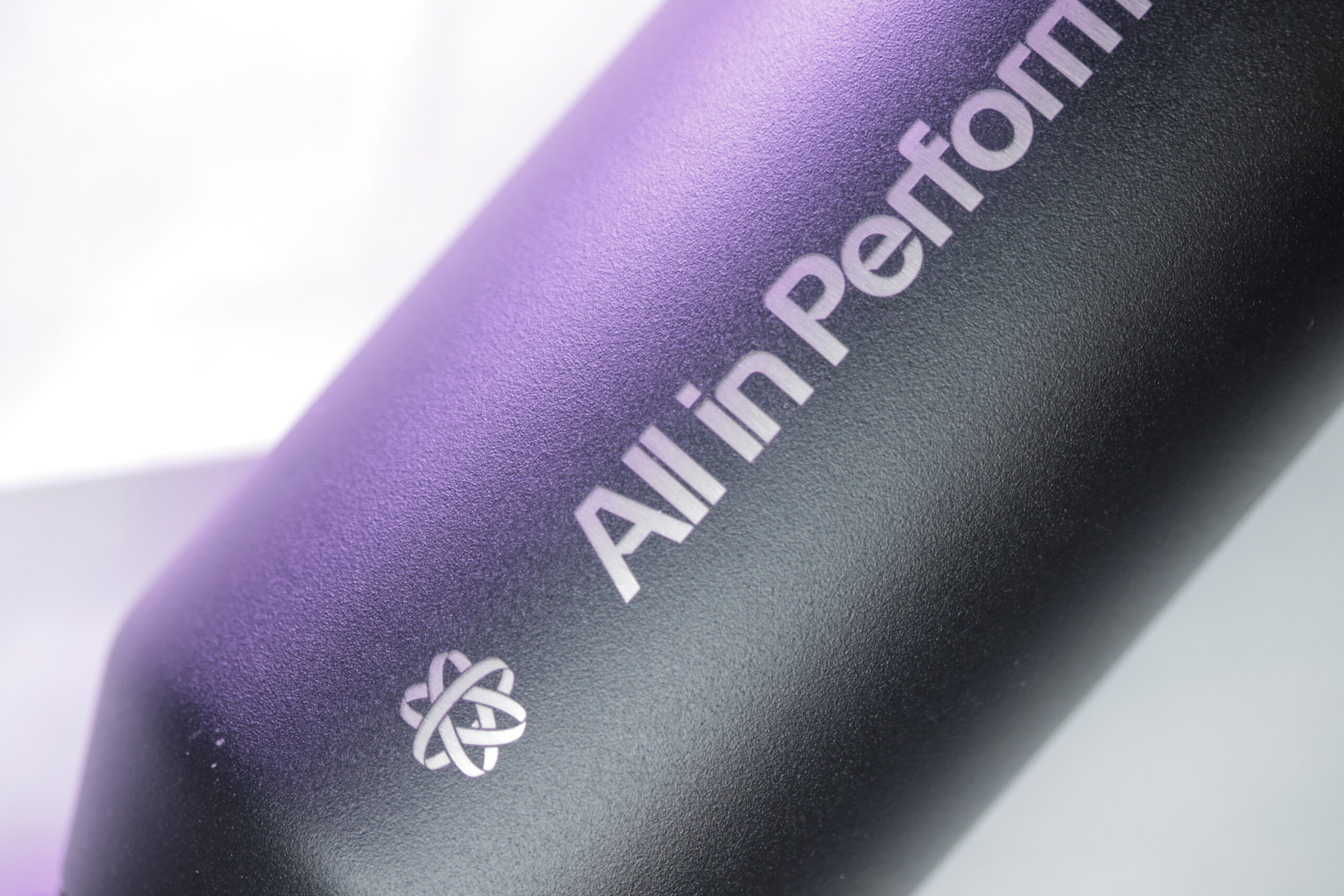 laser etched powder coated metal