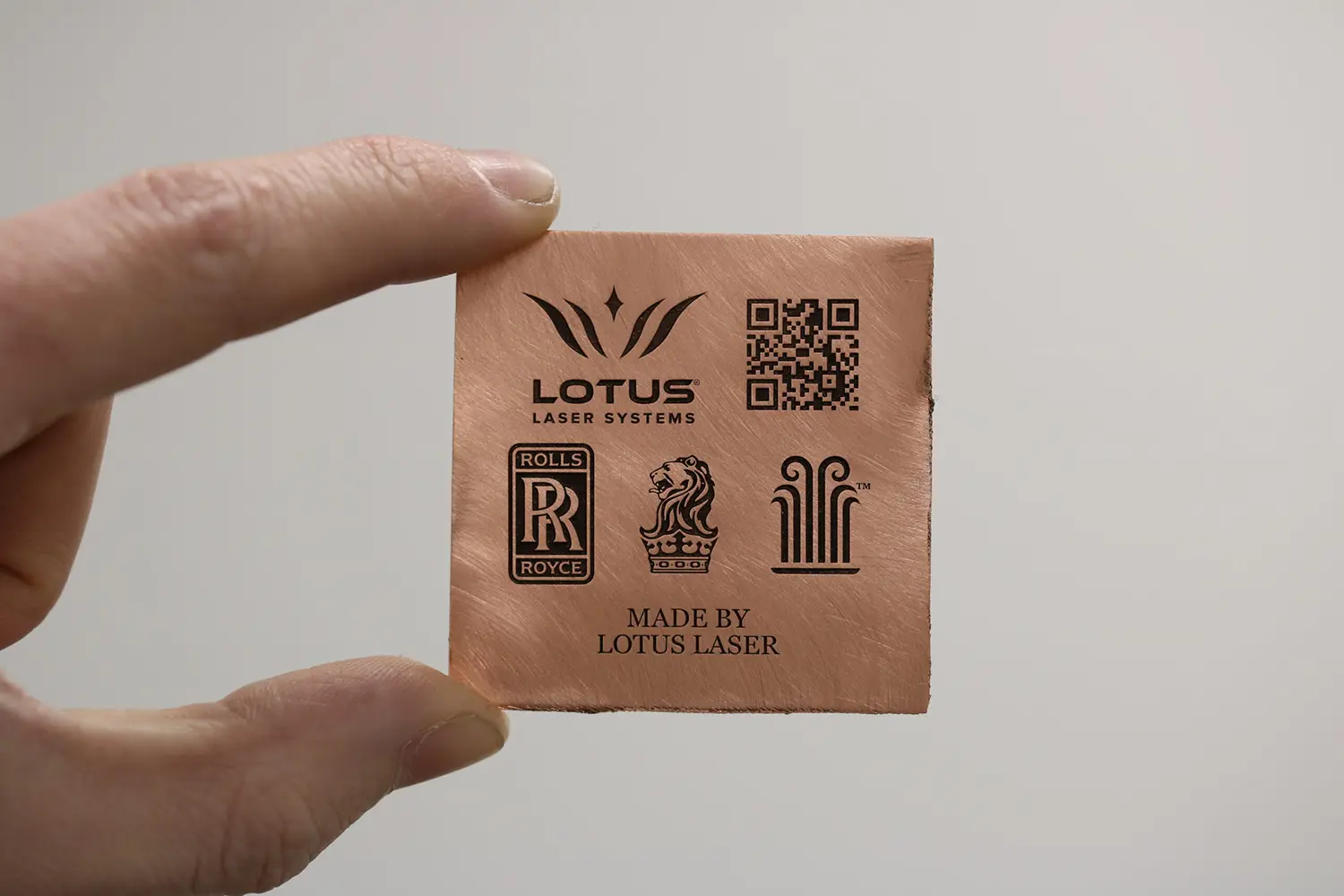 Laser Etched Copper Plate