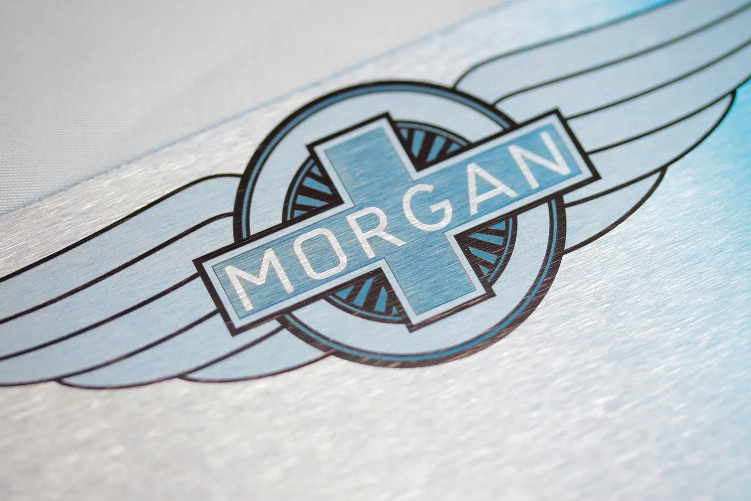 Laser Etched Colour Logo on Stainless Steel