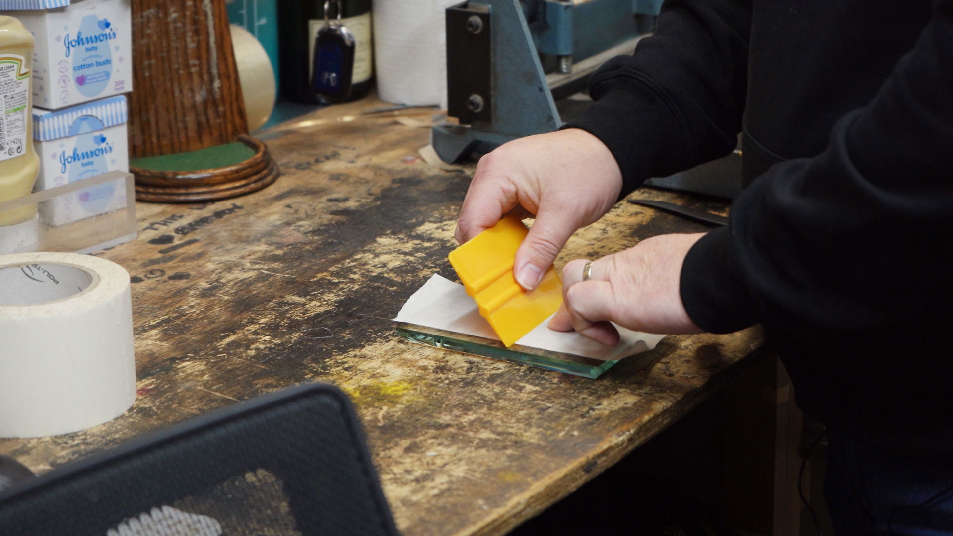 CO2 Lasers need tape to make a good engraving